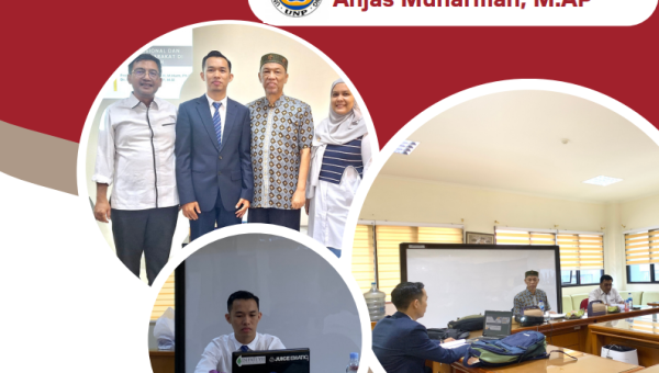 Anjas Muharman, Mahasiswa S2 Ilmu Administrasi Negara Universitas Negeri Padang Sukses Jalani Ujian Tesis.